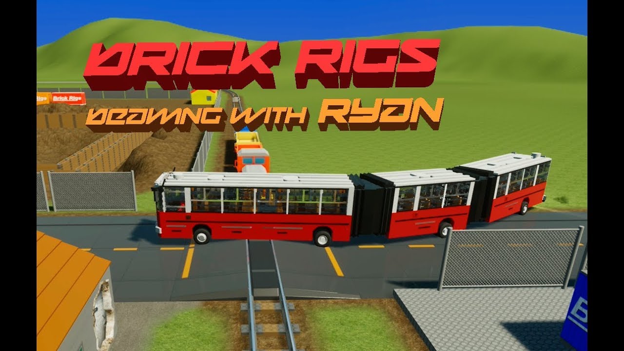 Lego Buses Cars & Trucks vs Unstoppable Train - Brick Rigs - YouTube