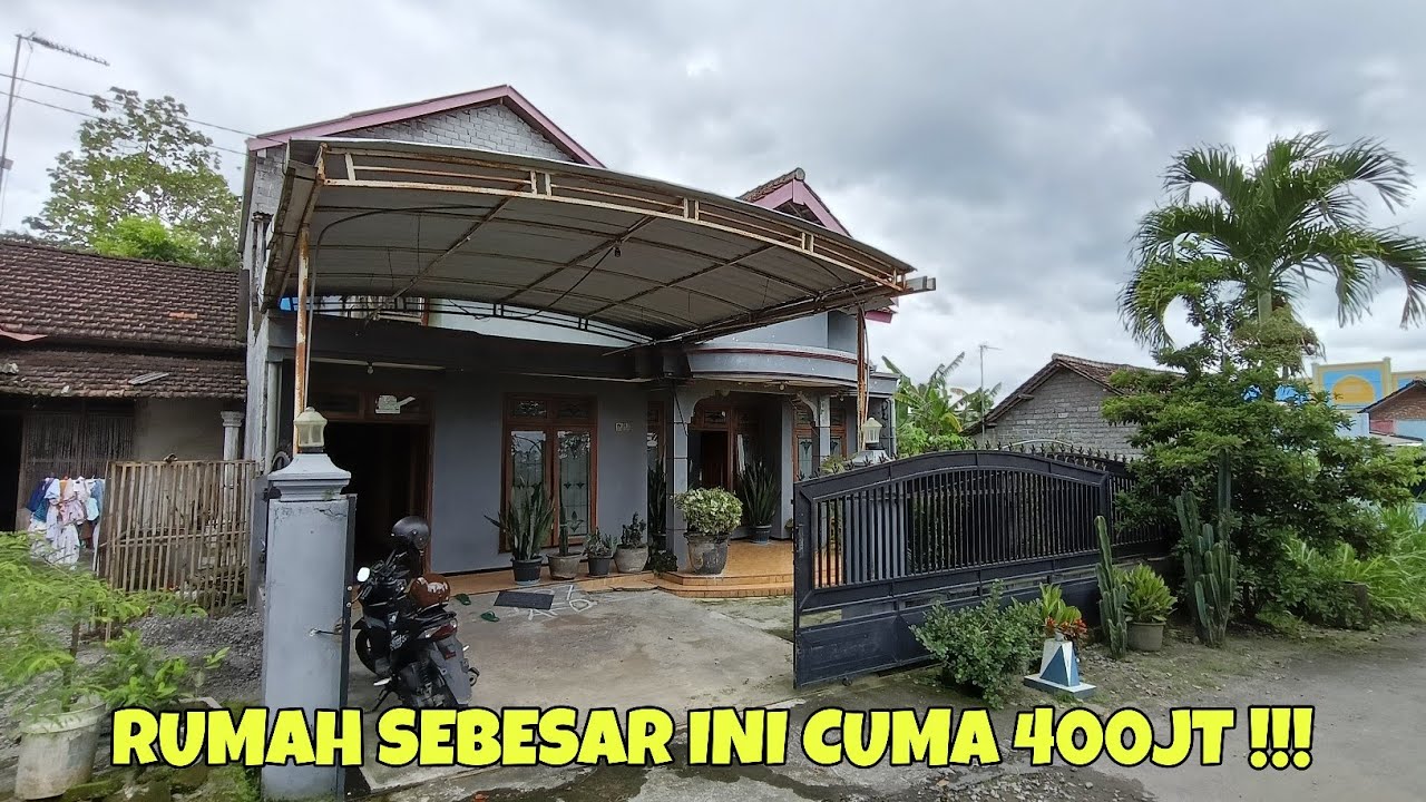 Rumah Sebesar ini Cuma 400jt ! Rumah 2 Lantai DIJUAL MURAH 