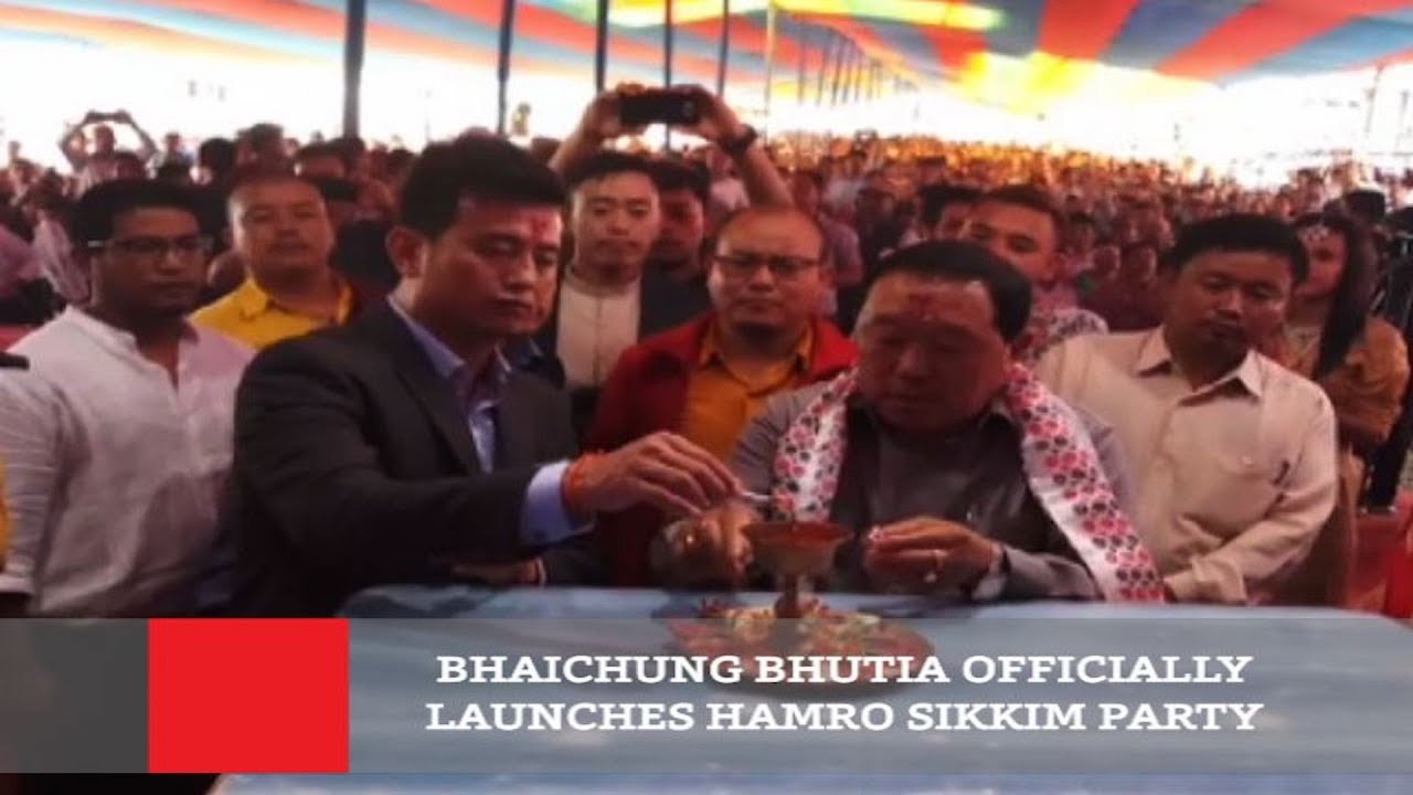 Bhaichung Bhutia Officialy Launches Hamro Sikkim Party
