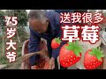 骑行到湖北，75岁大爷送我很多草莓，特别感动【环华骑行】