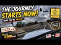Leaving Sylmar.. The Journey to Canada Starts Now (360° POV) #smallcontentcreator #fypシ #360video 
