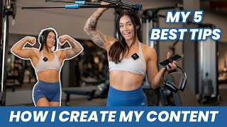 HOW I CREATE CONTENT IN THE GYM - My 5 Best Tips & Don'ts! screenshot 4