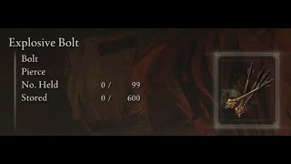 Explosive Bolt | Buy Location | Elden Ring