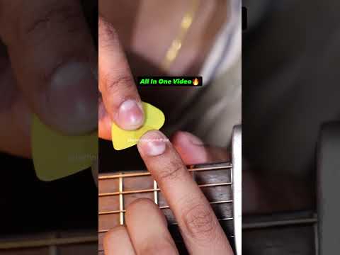 How to Hold Pick, How to Hold Guitar, All in one Video🔥 #shorts