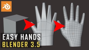 Tutorial: EASY Hands In Blender | Beginners