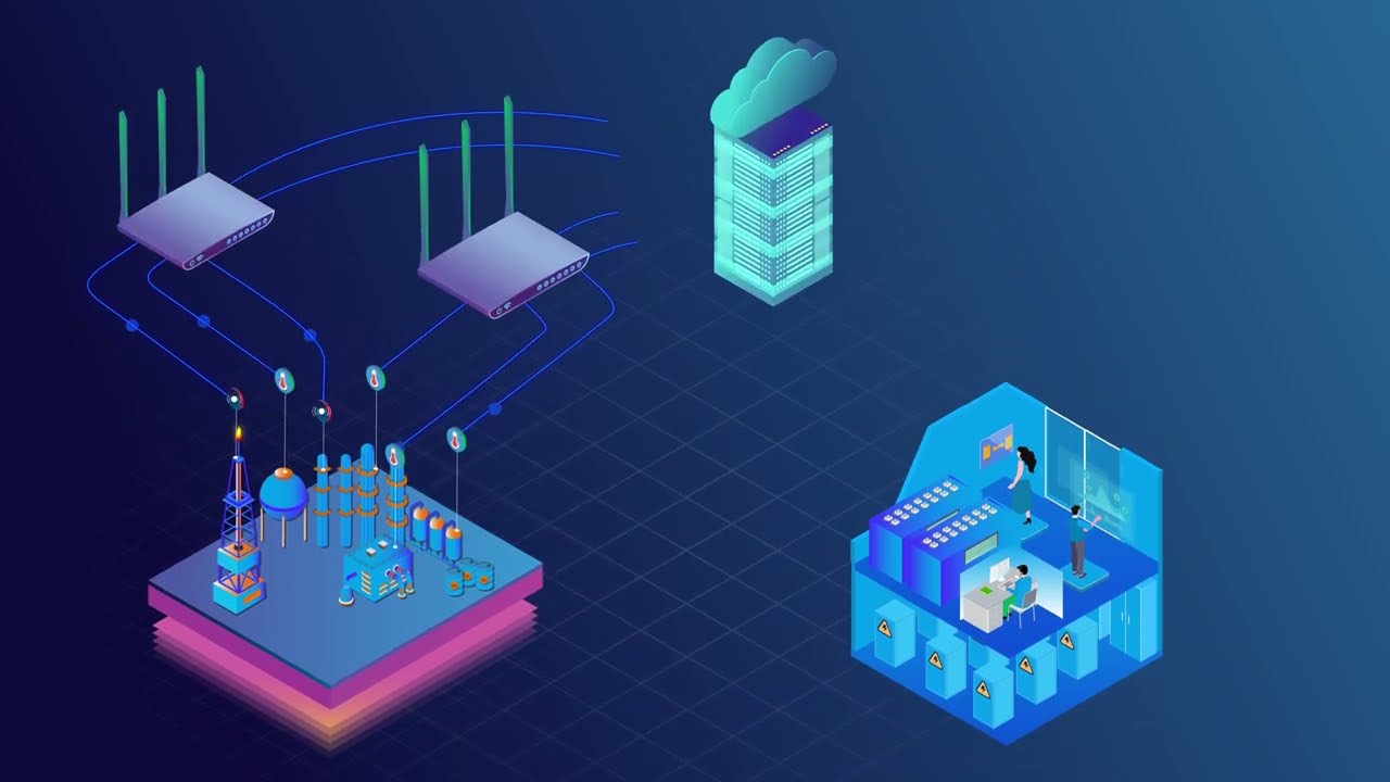 Industry isometric explainer video 2