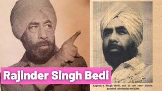 Rajinder Singh Bedi Immortal Love For Lahore - An Urdu Writer Story