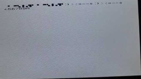 ZX81 Issue 1 - Fallo en ULA