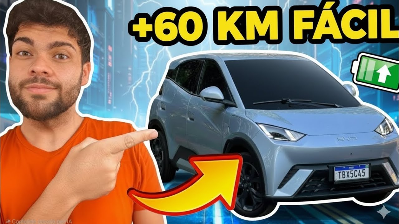 4 DICAS DE OURO para AUMENTAR a AUTONOMIA  do BYD Dolphin Mini