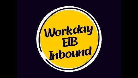 Workday EIB Inbound template model
