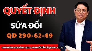 NÓNG: HỔI Quyết Định 22 Sửa Đổi 290, 62, 49 – Quyền Lợi Người Dân Thay Đổi Ra Sao?