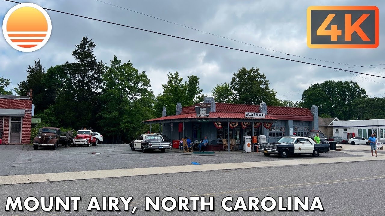 Mount Airy, North Carolina! Drive with me through a North Carolina town