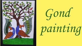 Gond Painting  Gond Art  Patangarh Gond Art Gond Tribal Art