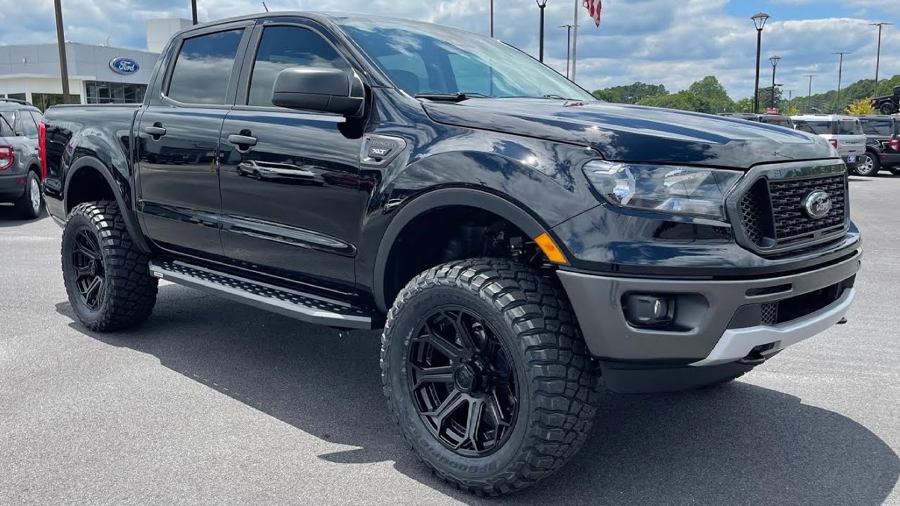 3.5" Lifted Ford Ranger XLT Covert Edition! 2021 Raptor Style Build