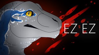 EZ EZ MEME || REMAKE || JURASSIC WORLD (Small flash and gore warning)