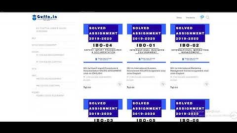 M COM 1ST YEAR SOLVED ASSIGNMENT 2019 20