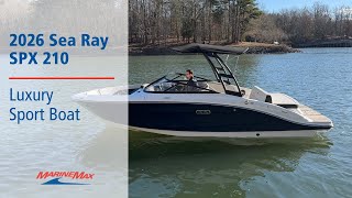 2026 Sea Ray SPX 210 | MarineMax Lake Wylie