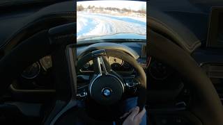 #BMW #F82 #M4 Snow Drifting Loud Exhaust Sound