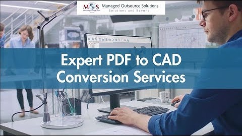 Expert PDF to CAD Conversion Services