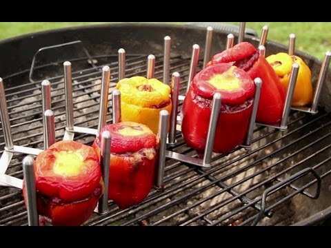 Die Grillshow 33a: Gefüllte Paprikaschoten - DOPPELFOLGE Teil 1 - Mit Fleisch ...