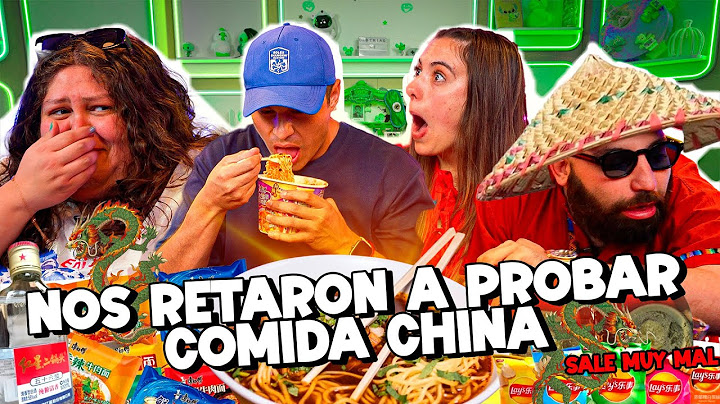 Probamos comida de China y salió... MAL ft. @maxynoelia1