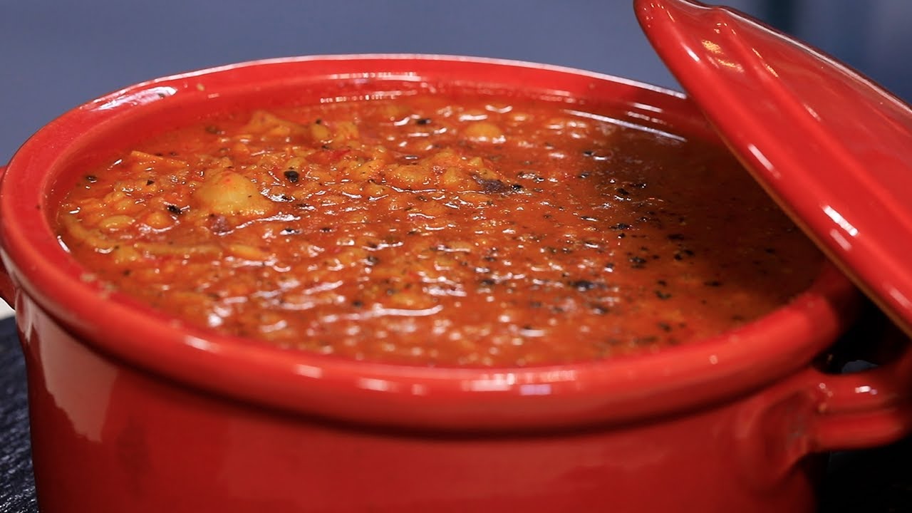 Borghol jari au poulpe - برغل جاري بالقرنيط