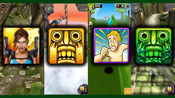 Lara Croft Relic Run Vs Temple Run 2 Sky Summit Vs Streaker Run Vs Temple Run 2 Lost Jungle