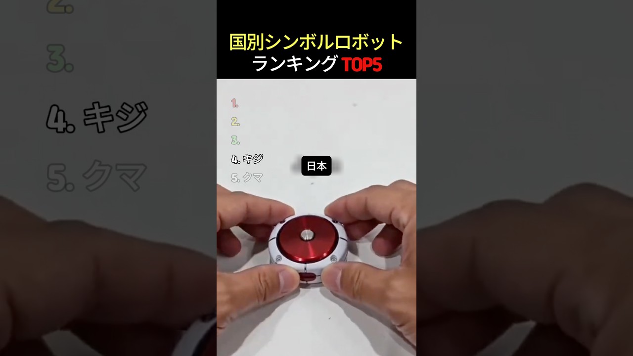 圧倒的にかっこいい国別ロボット変身TOP5