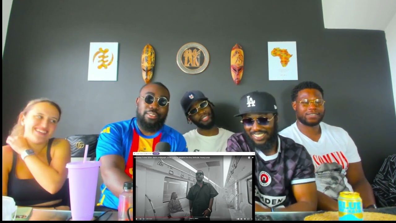 Hennessy Cypher 2024 - Didi B,Khaligraph Jones,Ladipoe,Maglera Doe Boy,Sarkodie,Young Luny |REACTION