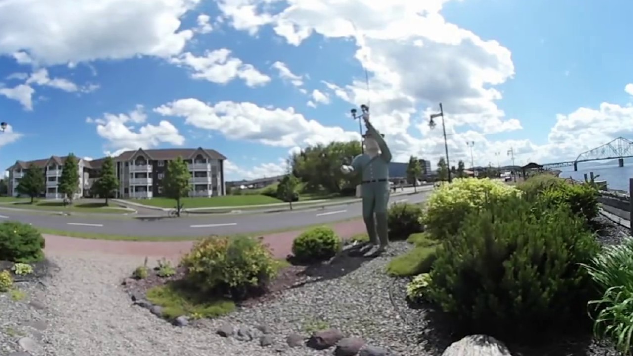 Campbellton Waterfront. 360° View. - YouTube