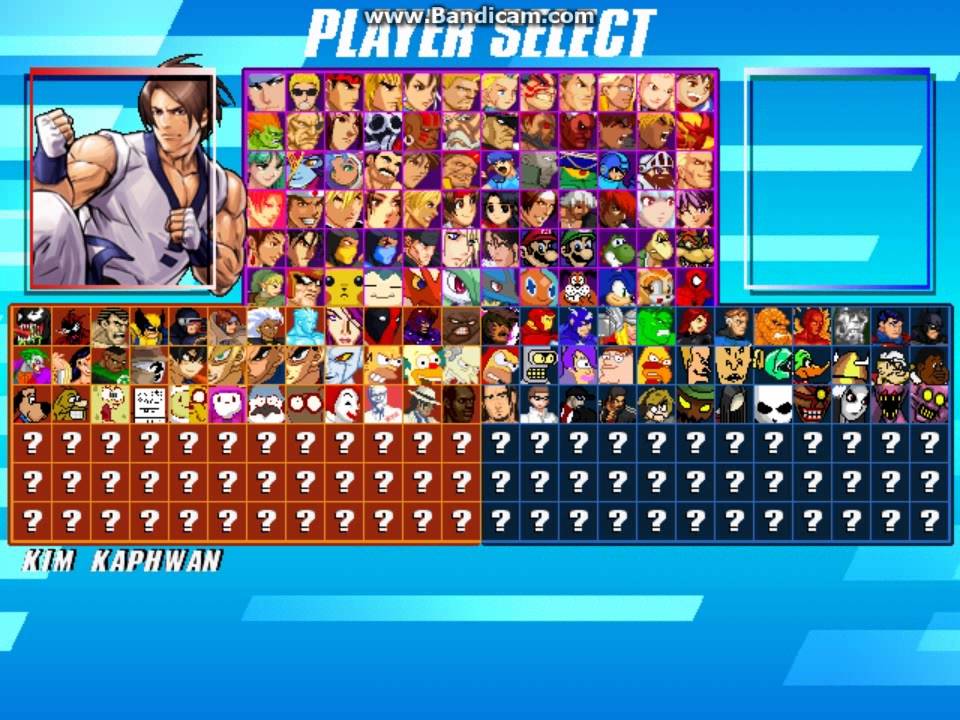 My MUGEN Roster (10/12/14) YouTube