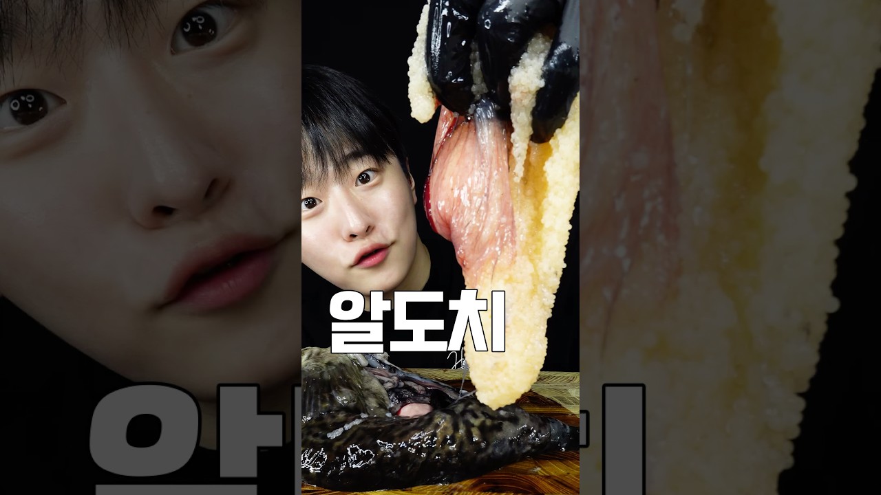 알이 한가득 들어있는 알도치..🐟 #shorts