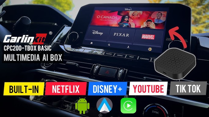 SDM660 CarlinKit CarPlay Ai Box Android 13 TV Box for Netflix Wireless  CarPlay Android Auto 4GLTE