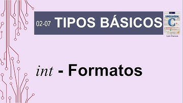 Tipos Básicos de Dados - 07: int - Formatos de escrita no printf