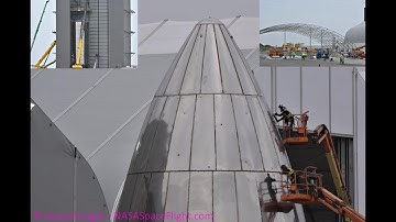 SpaceX Boca Chica - Starship Nose Cone preps - Facility growth