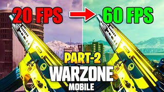 Warzone Mobile 60FPS Unlock ( PART-02 )