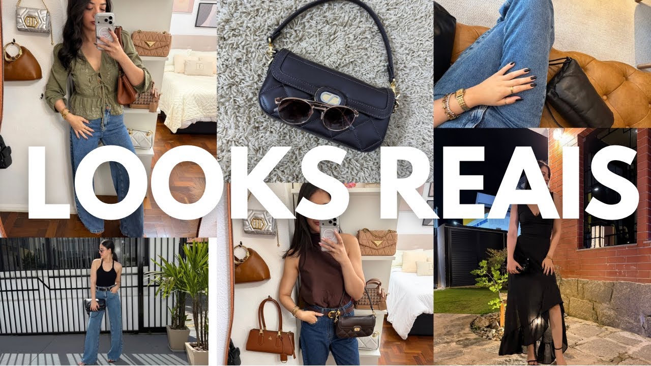 UMA SEMANA DE LOOKS REAIS COM LOOKS CASUAIS E LOOKS PARA SAIR A NOITE 