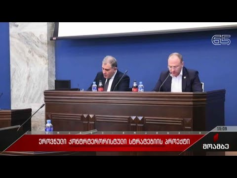 ეროვნული კონტრტერორისტული სტრატეგიის პროექტი