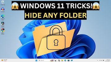 How to hide folder in windows 11