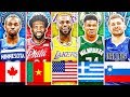 BEST NBA PLAYER FROM EACH COUNTRY IN 2020