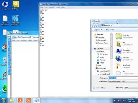 Refresh desktop All Drive in your Computer only one Click