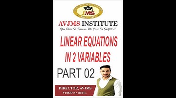Class 10 Chapter 03 Linear Equation in 2 variables 02 (Elimination Method)