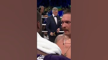 Thumbnail of "You can dream." Usyk delivers words of encouragement post-fight  🤝