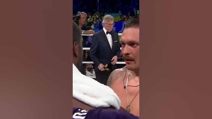 "You can dream." Usyk delivers words of encouragement post-fight  🤝