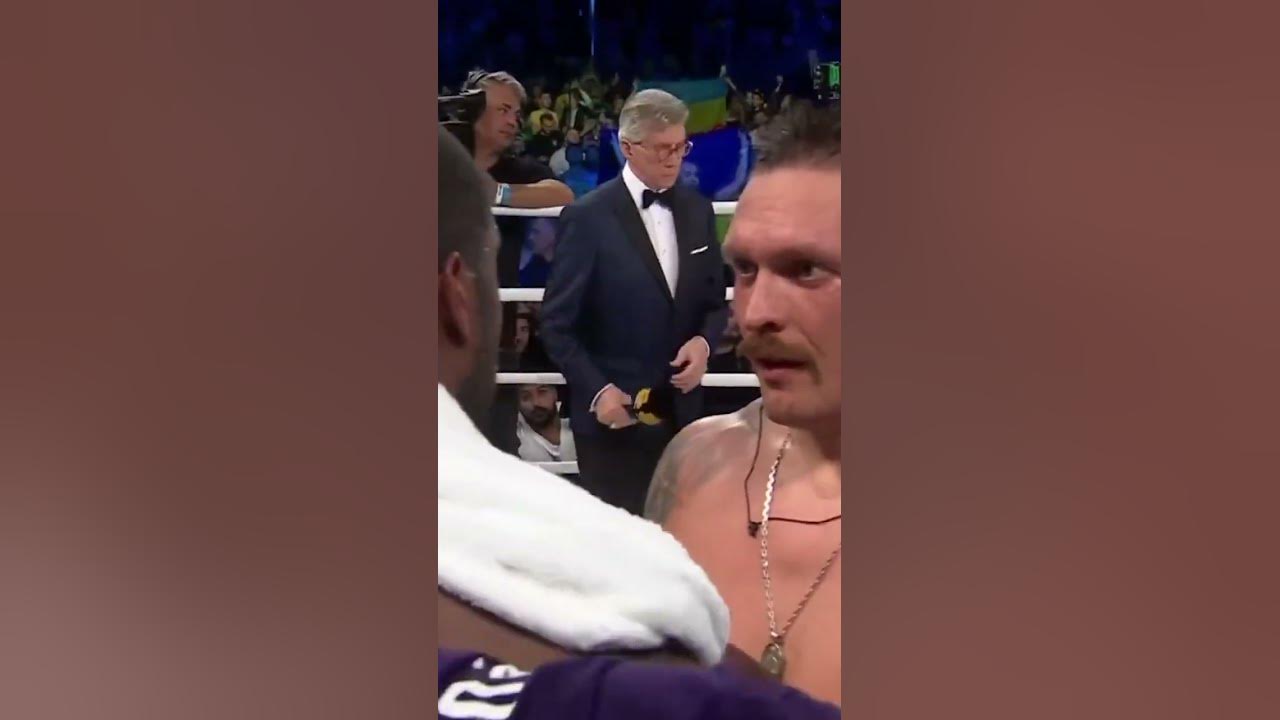 "You can dream." Usyk delivers words of encouragement post-fight  🤝