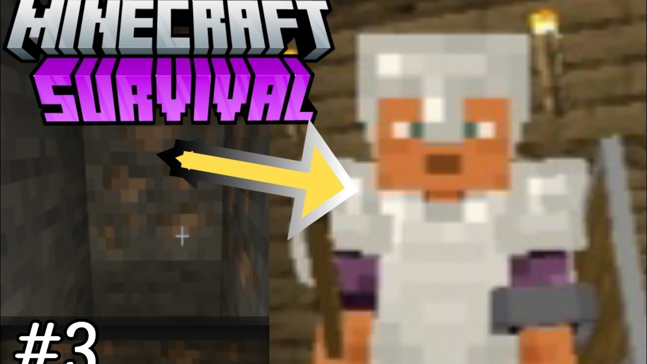 Minecraft Survival series #2 mining ⛏️ iron gold 🪙 - YouTube