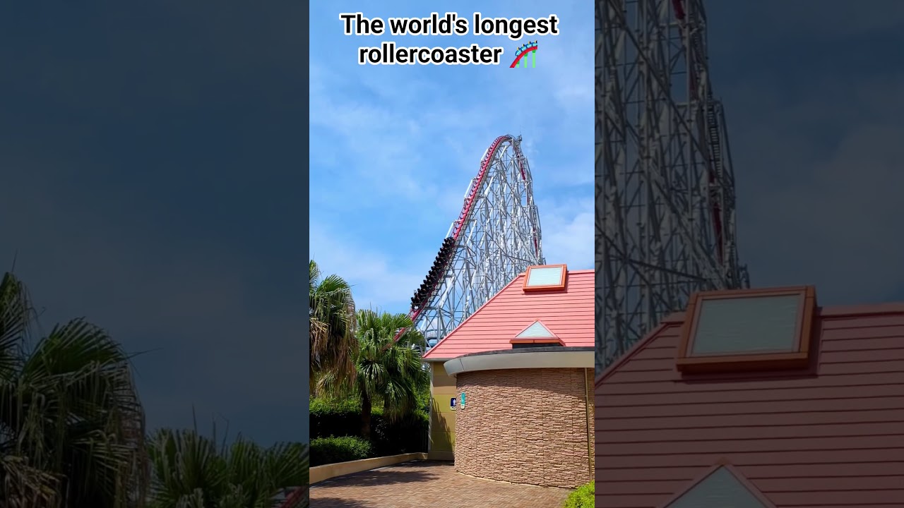 The world's longest rollercoaster| Steel Dragon 2000 🎢