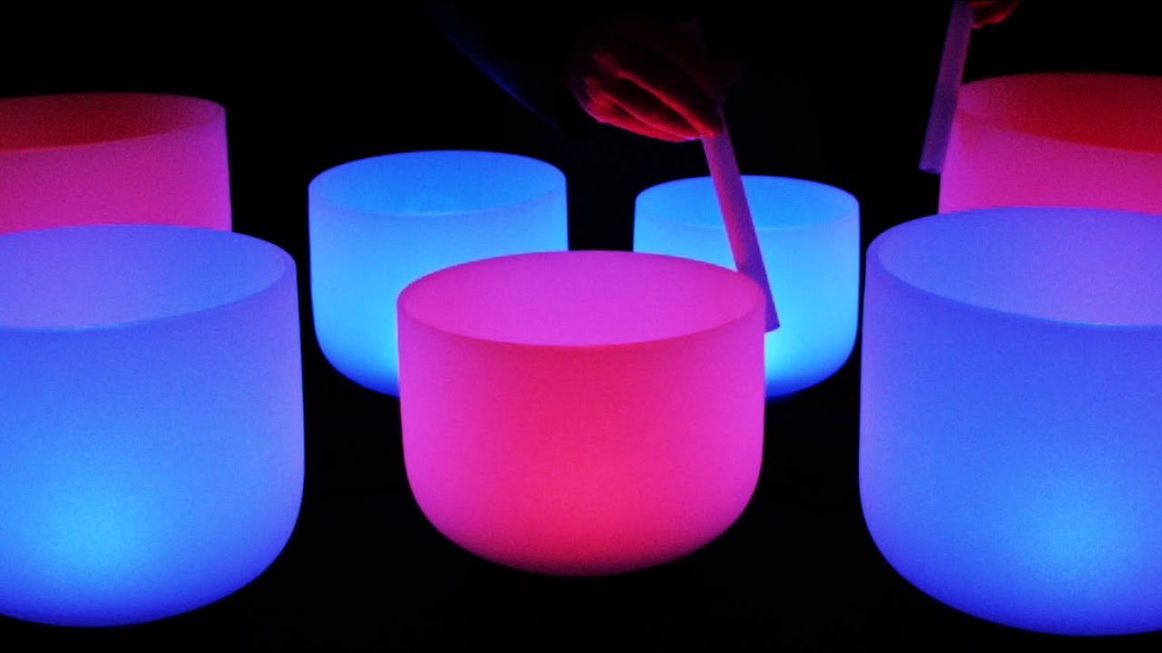 Relieve Tension Stress & Worry - 432Hz Crystal Bowls Healing Sound Bath ...
