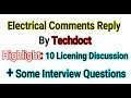 Techdoct comments Reply electrical license in tamil