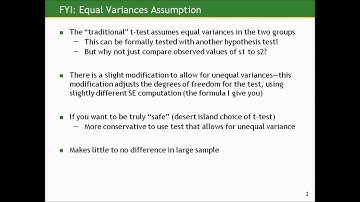 Biostatistics course lecture 05 part D (Johns Hopkins University) كورس كامل الاحصاء الطبي